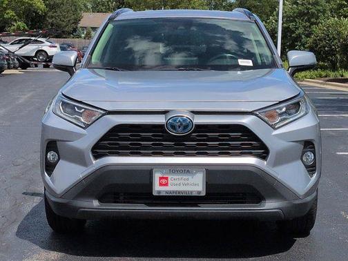 Silver Sky Metallic 2019 Toyota RAV4 Hybrid XLE
