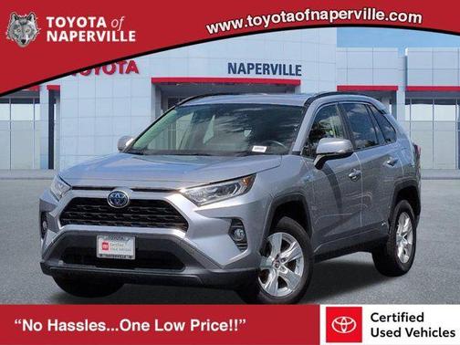 Silver Sky Metallic 2019 Toyota RAV4 Hybrid XLE