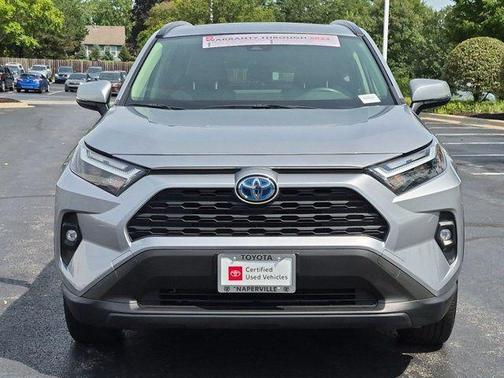 Silver Sky Metallic 2022 Toyota RAV4 Hybrid XLE Premium