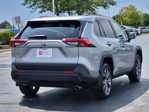 Silver Sky Metallic 2022 Toyota RAV4 Hybrid XLE Premium