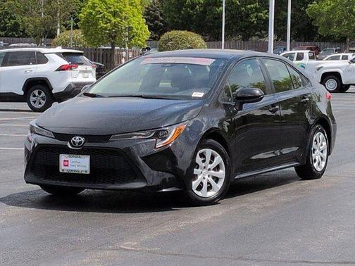 Black Sand Pearl 2022 Toyota Corolla LE