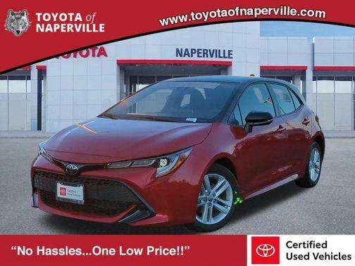 Supersonic Red w/Midnight Black 2021 Toyota Corolla SE