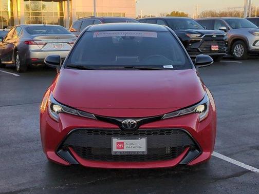 Supersonic Red w/Midnight Black 2021 Toyota Corolla SE