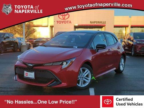 Supersonic Red w/Midnight Black 2021 Toyota Corolla SE