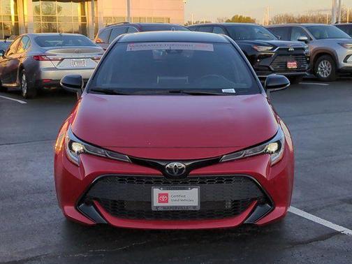 Supersonic Red w/Midnight Black 2021 Toyota Corolla SE