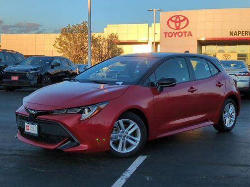 Supersonic Red w/Midnight Black 2021 Toyota Corolla SE