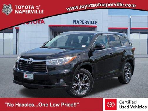 Midnight Black Metallic 2016 Toyota Highlander XLE