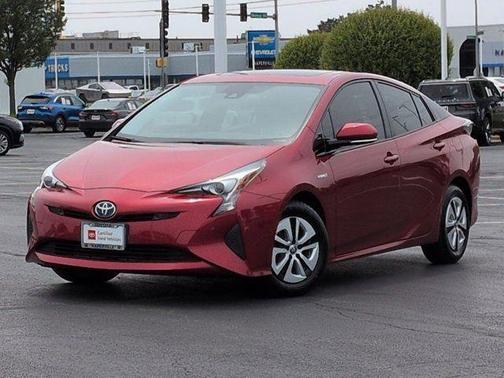 Hypersonic Red 2017 Toyota Prius Three