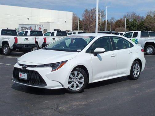 White 2022 Toyota Corolla LE