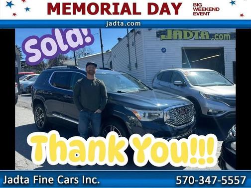 Blue Steel Metallic 2018 GMC Acadia Denali