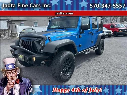 Hydro Blue Pearl Coat 2015 Jeep Wrangler Unlimited Freedom Edition