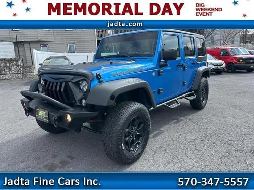 Hydro Blue Pearl Coat 2015 Jeep Wrangler Unlimited Freedom Edition