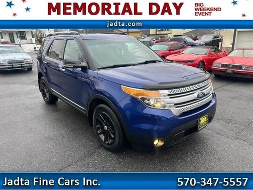Deep Impact Blue Pearl 2015 Ford Explorer XLT
