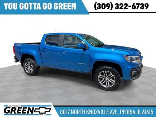 Bright Blue Metallic 2021 Chevrolet Colorado WT