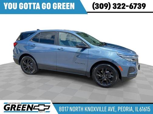 Lakeshore Blue Metallic 2024 Chevrolet Equinox LS