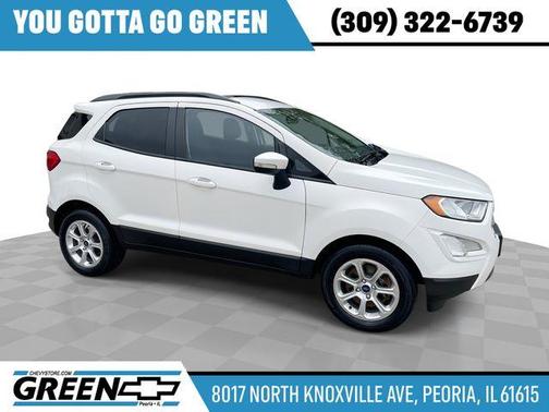 Diamond White 2018 Ford EcoSport SE