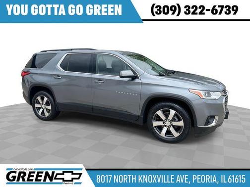 Satin Steel Metallic 2020 Chevrolet Traverse LT Leather