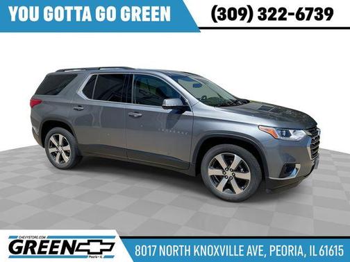 Satin Steel Metallic 2020 Chevrolet Traverse LT Leather