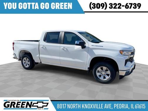 Summit White 2026 Chevrolet Silverado 1500 LT