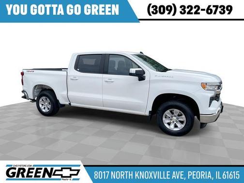 Summit White 2026 Chevrolet Silverado 1500 LT