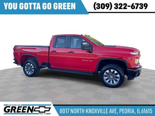 Red 2025 Chevrolet Silverado 2500 Custom