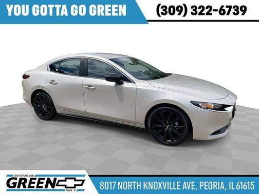 Platinum Quartz Metallic 2024 Mazda Mazda3 FWD w/Select Package