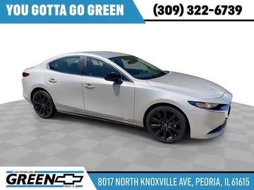 Platinum Quartz Metallic 2024 Mazda Mazda3 FWD w/Select Package