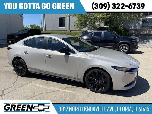 Platinum Quartz Metallic 2024 Mazda Mazda3 FWD w/Select Package