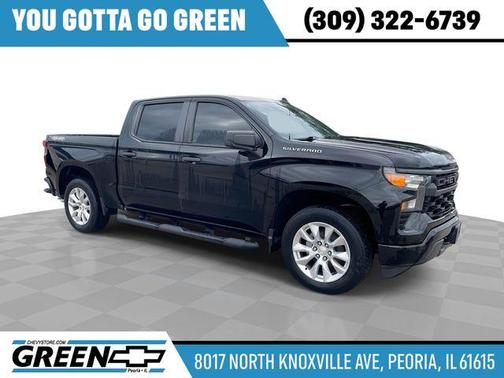 Black 2022 Chevrolet Silverado 1500 Custom