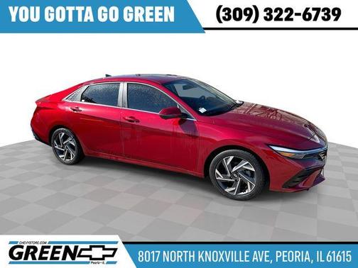 Red 2024 Hyundai ELANTRA Limited