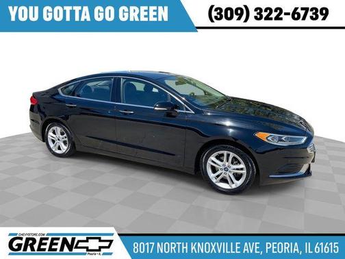 Shadow Black 2018 Ford Fusion SE