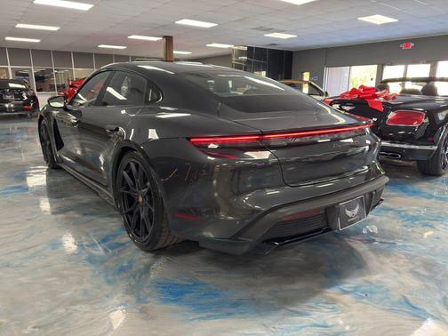 Volcano Grey Metallic 2022 Porsche Taycan GTS