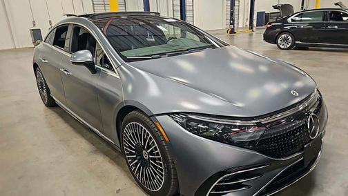 Gray 2022 Mercedes-Benz EQS 580 4MATIC