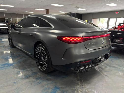 Gray 2022 Mercedes-Benz EQS 580 4MATIC