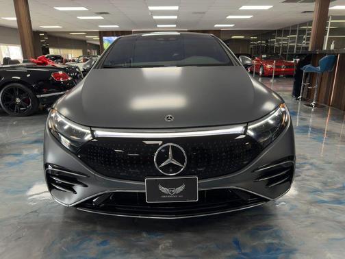 Gray 2022 Mercedes-Benz EQS 580 4MATIC