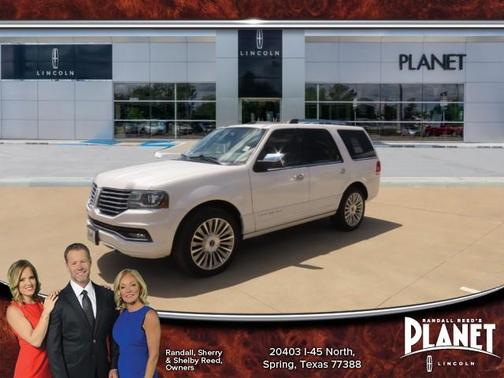 White Platinum Metallic Tri-Coat 2016 Lincoln Navigator Select