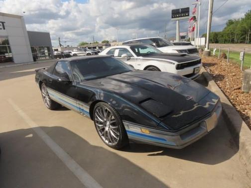 BLACK 1987 Chevrolet Corvette Base