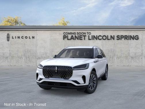 Pristine White Metallic Tri-Coat 2026 Lincoln Aviator Premiere