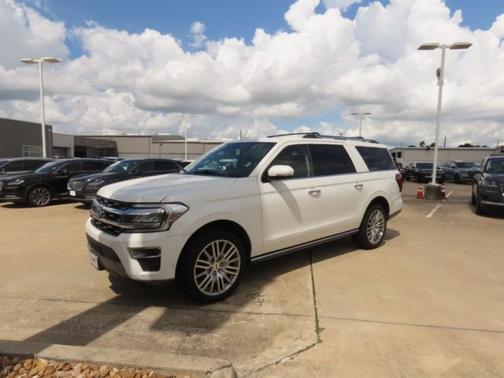 Star White Metallic Tri-Coat 2022 Ford Expedition Max Limited
