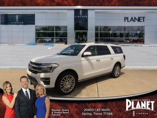 Star White Metallic Tri-Coat 2022 Ford Expedition Max Limited