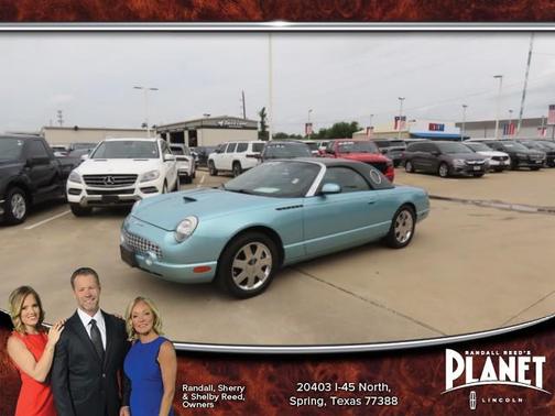 Thunderbird Blue 2002 Ford Thunderbird Premium