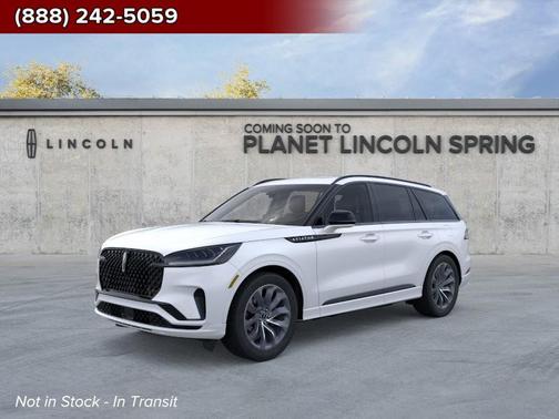 Pristine White Metallic Tri-Coat 2026 Lincoln Aviator Premiere