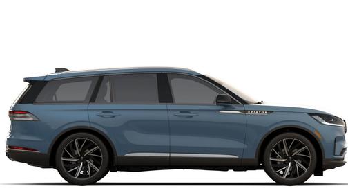 Whisper Blue Metallic Clearcoat 2026 Lincoln Aviator Reserve AWD