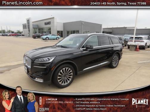 Infinite Black Metallic 2020 Lincoln Aviator Reserve