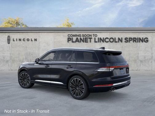 Infinite Black Metallic Clearcoat 2026 Lincoln Aviator Black Label AWD