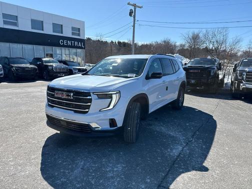 Glacier White Tricoat 2026 GMC Acadia AWD Elevation