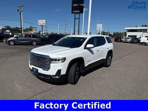 Summit White 2023 GMC Acadia SLE