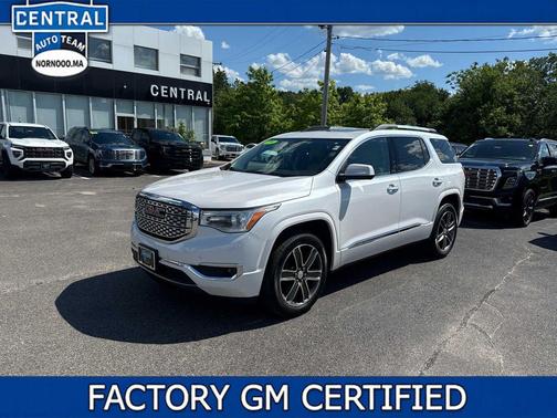 White 2019 GMC Acadia Denali