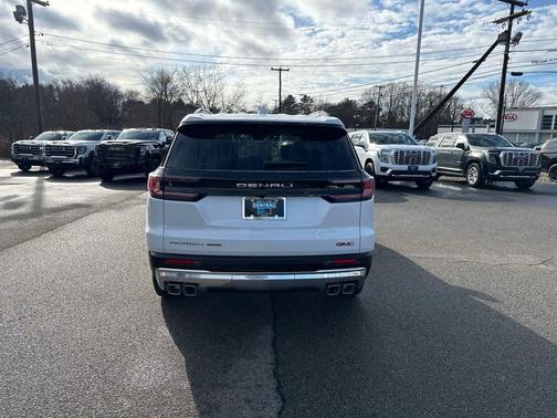 Glacier White Tricoat 2026 GMC Acadia Denali