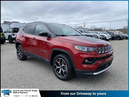 Red 2025 Jeep Compass Limited